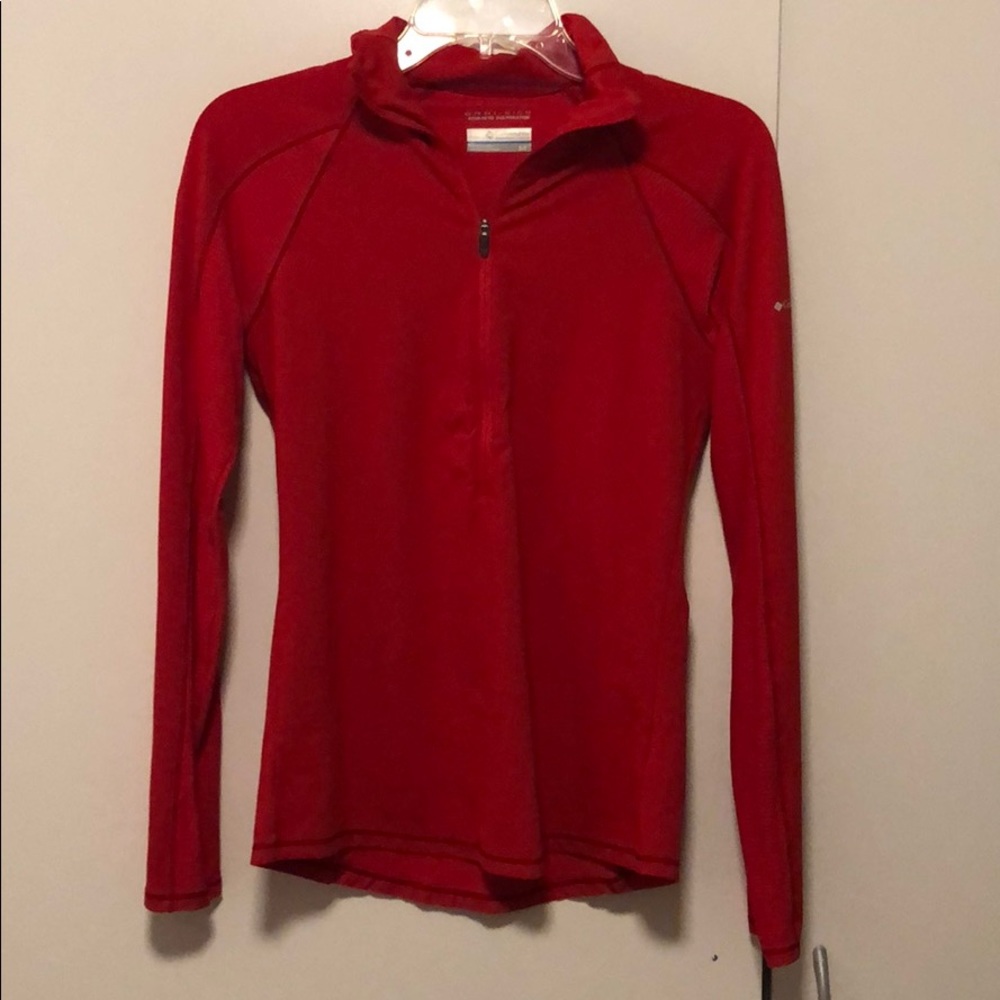 🎆Red Columbia 1/2 zip jacket